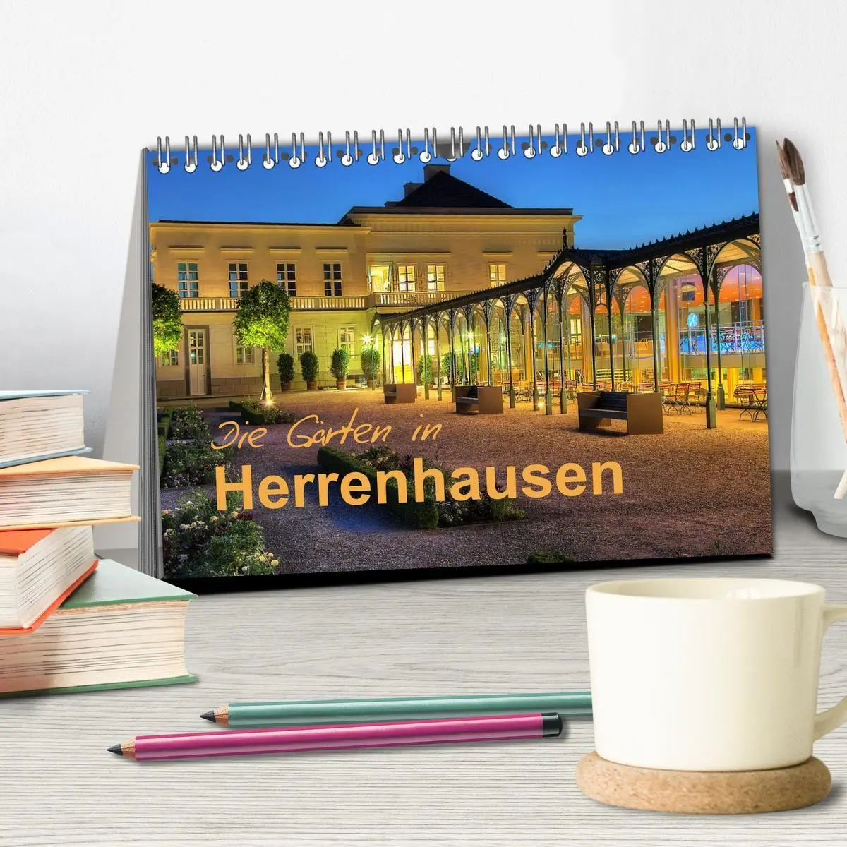 Bild: 9783594059852 | Die Gärten in Herrenhausen (Tischkalender 2027 DIN A5 quer),...