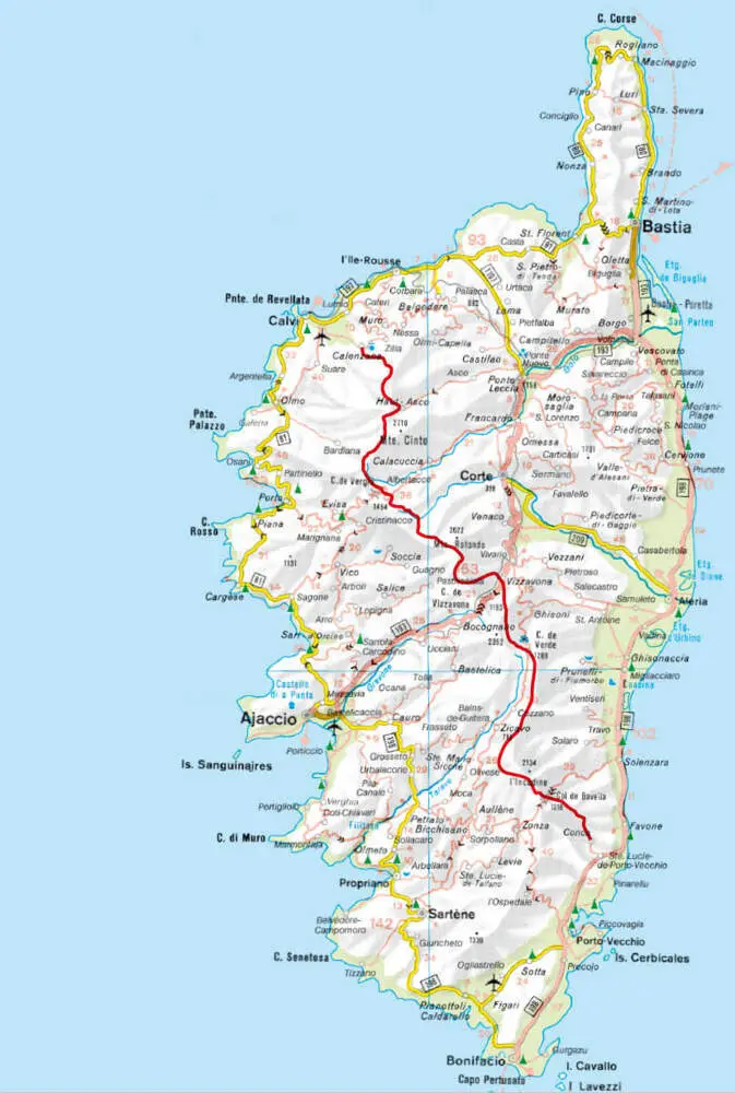 Bild: 9783763349852 | Corse - GR 20 (Guide de randonnées) | Willi Hausmann (u. a.) | Buch