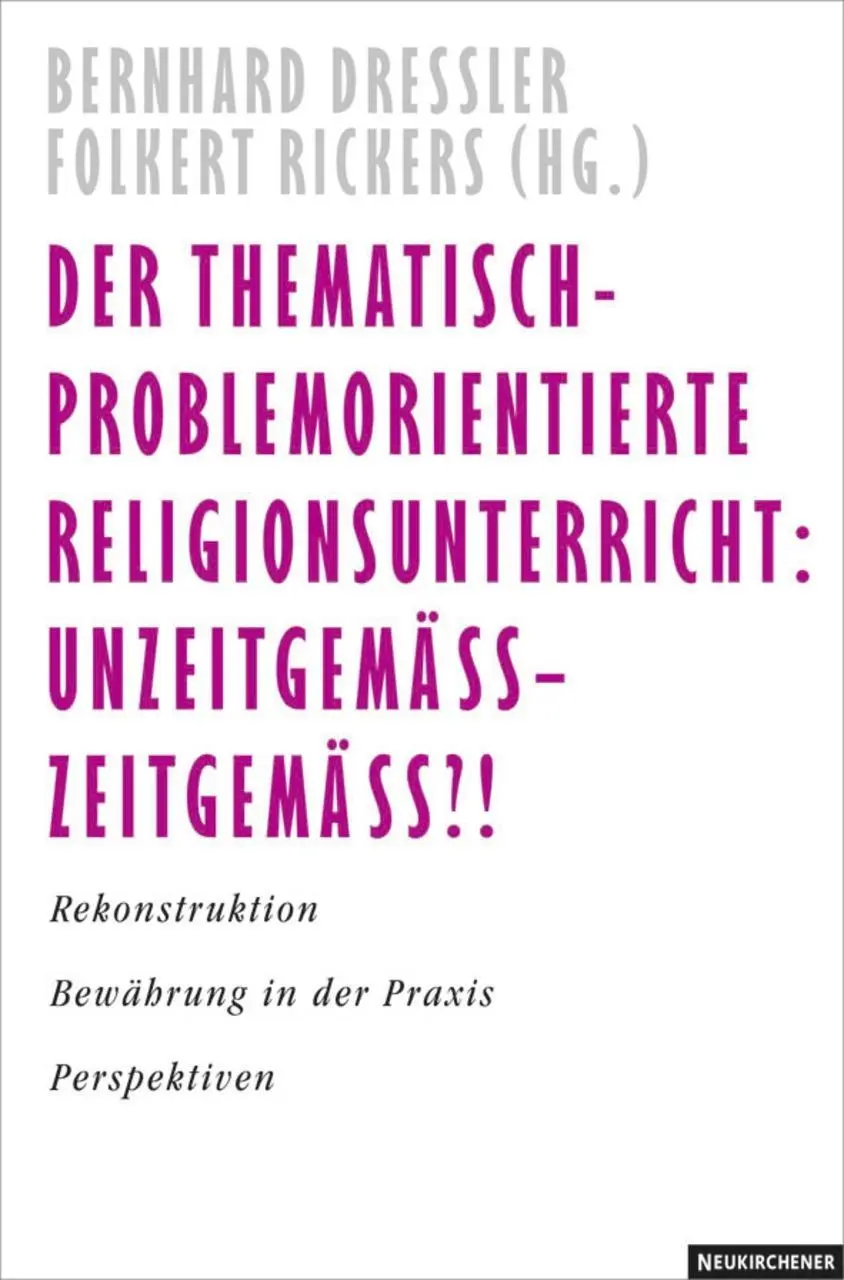 Cover: 9783788719852 | Thematisch-problemorientierter Religionsunterricht | Rickers | Buch