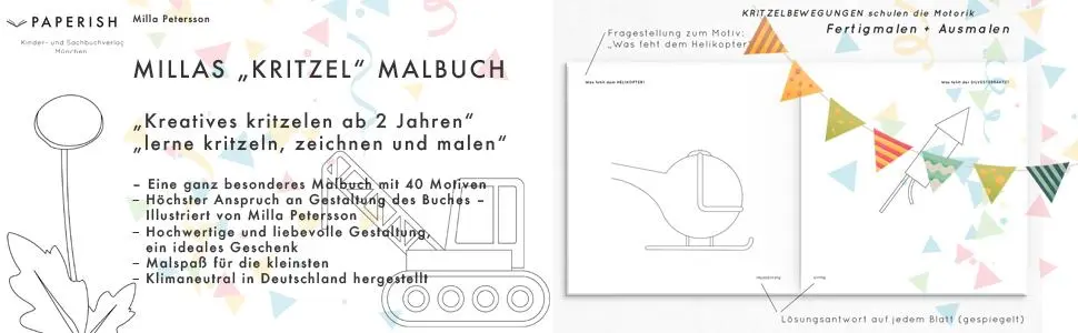 Bild: 9783946739852 | MILLAS KRITZEL MALBUCH - Mach es Fertig! | Milla Petersson | Buch
