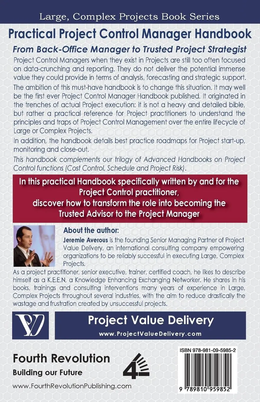 Rückseite: 9789810959852 | Practical Project Control Manager Handbook | Jeremie Averous | Buch