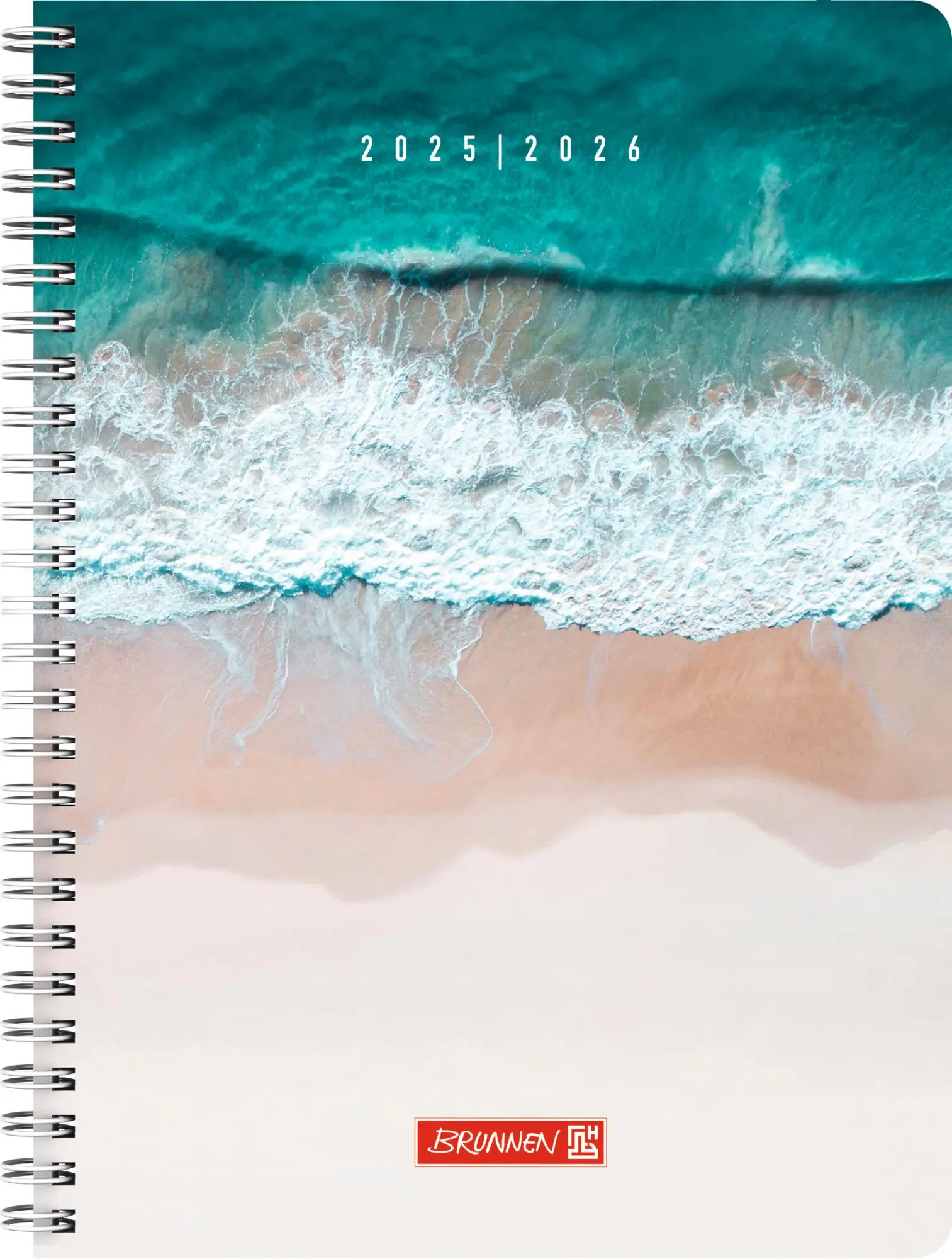 Cover: 4061947139952 | BRUNNEN Schülerkalender Style (2025/2026) "Beach Waves", 2 Seiten =...