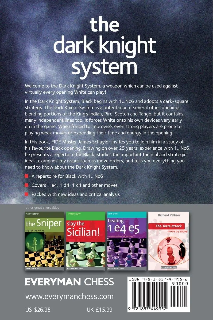 Rückseite: 9781857449952 | The Dark Knight System | James Schuyler | Taschenbuch | Englisch