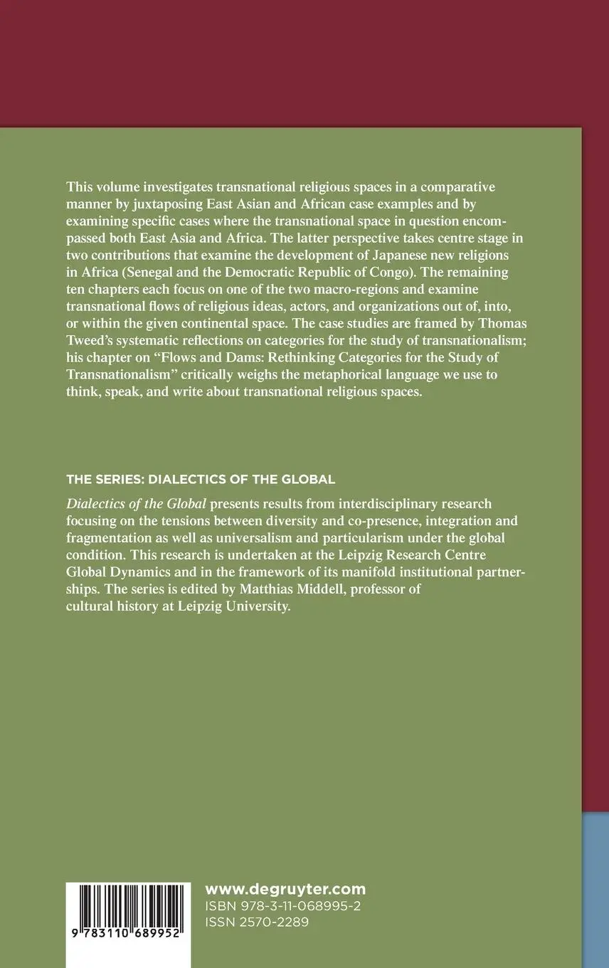 Rückseite: 9783110689952 | Transnational Religious Spaces | Philip Clart (u. a.) | Buch | VIII