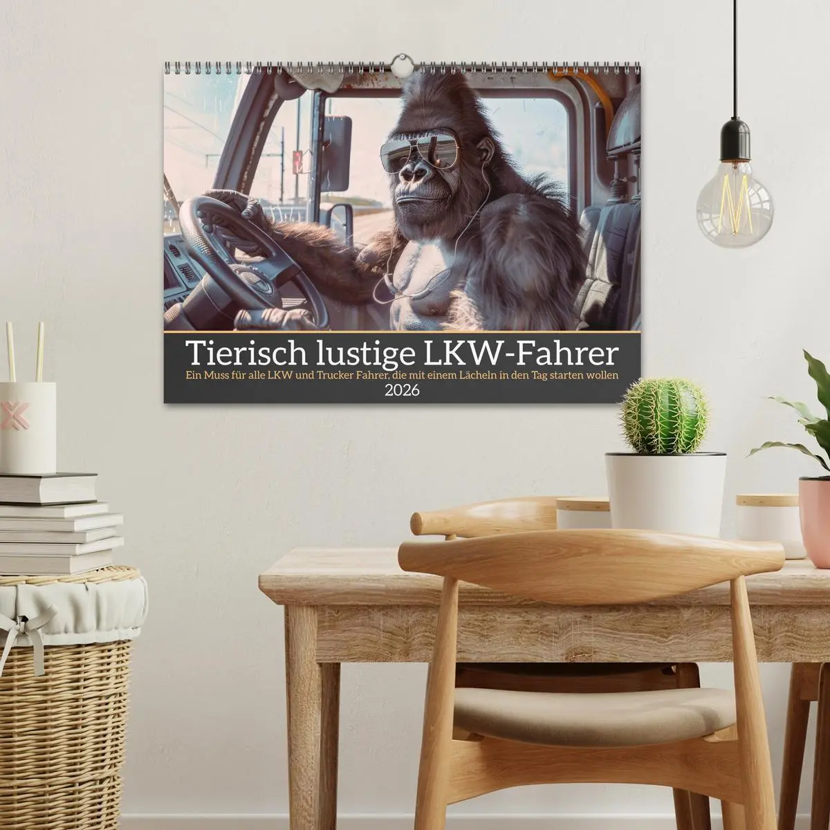 Bild: 9783457359952 | Tierisch lustige LKW-Fahrer (Wandkalender 2026 DIN A3 quer),...