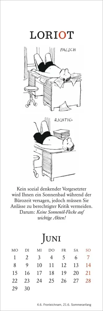 Bild: 9783756409952 | Loriot Lesezeichen &amp; Kalender 2026 | Loriot | Kalender | Geblockt