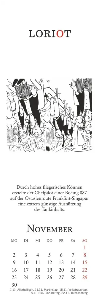 Bild: 9783756409952 | Loriot Lesezeichen &amp; Kalender 2026 | Loriot | Kalender | Geblockt