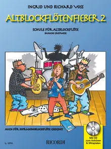 Cover: 9783938809952 | Altblockflötenfieber Band 2 (+CD) Schule | Richard Voss | Buch + CD