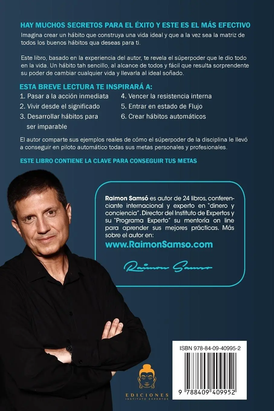 Rückseite: 9788409409952 | El poder de la disciplina | el hábito que cambiará tu vida | Samsó
