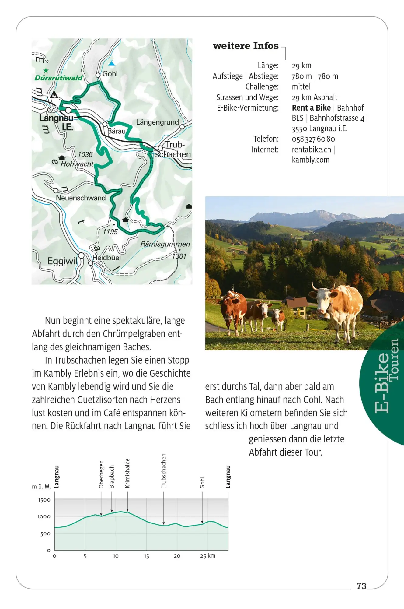 Bild: 9783259300053 | Kümmerly+Frey Erlebnis Schweiz E-Bike Touren - Führer | Taschenbuch