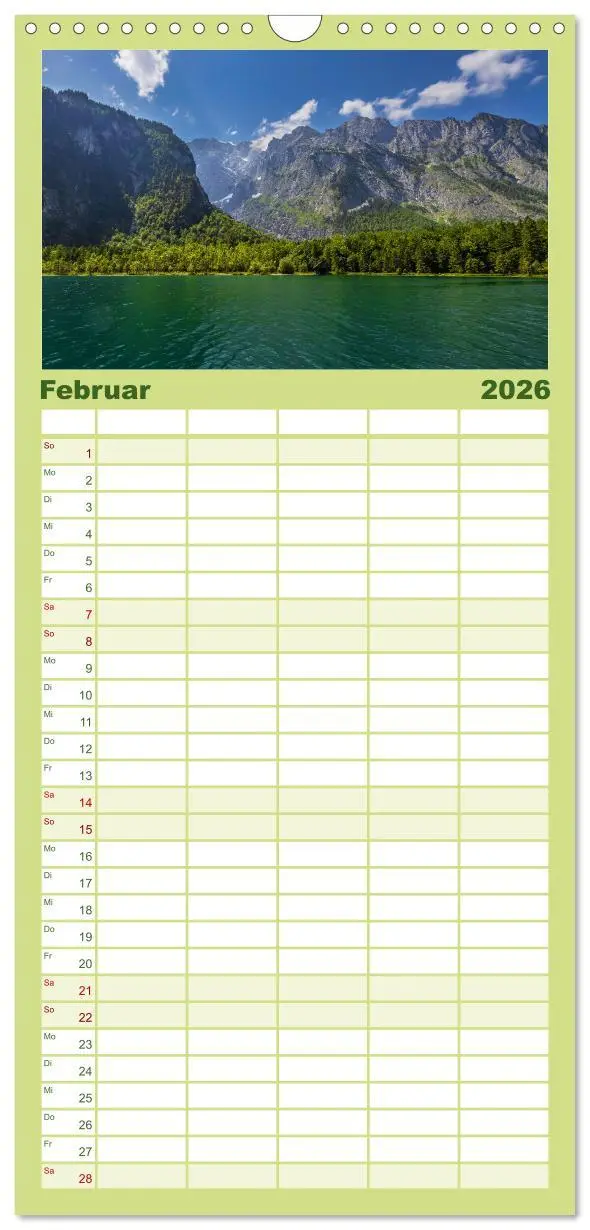 Bild: 9783516490053 | Familienplaner 2026 - Bayern - Seen, Berge, Landschaft mit 5...