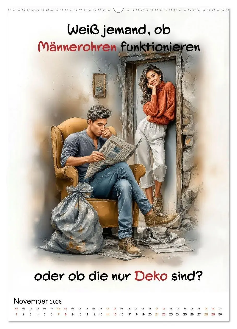 Bild: 9783516700053 | Liebling, mal ehrlich ..... (hochwertiger Premium Wandkalender 2026...