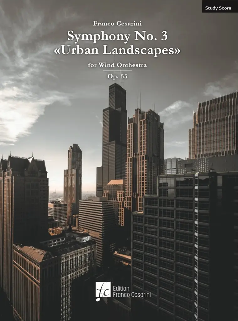 Cover: 9790502990053 | Symphony Nr. 3 Urban Landscapes Op. 55 | Franco Cesarini | Deutsch