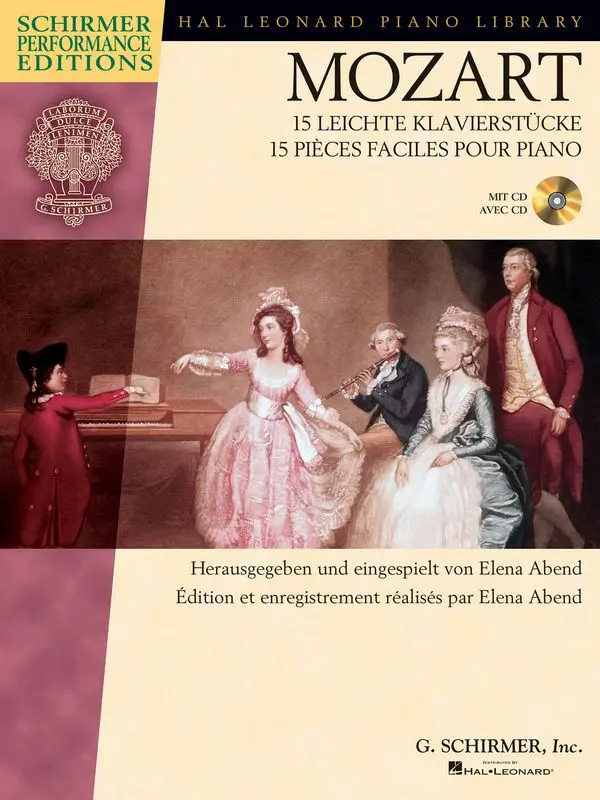 Cover: 9781480330153 | Mozart - 15 leichte Klavierstücke (+CD) für Klavier | Mozart