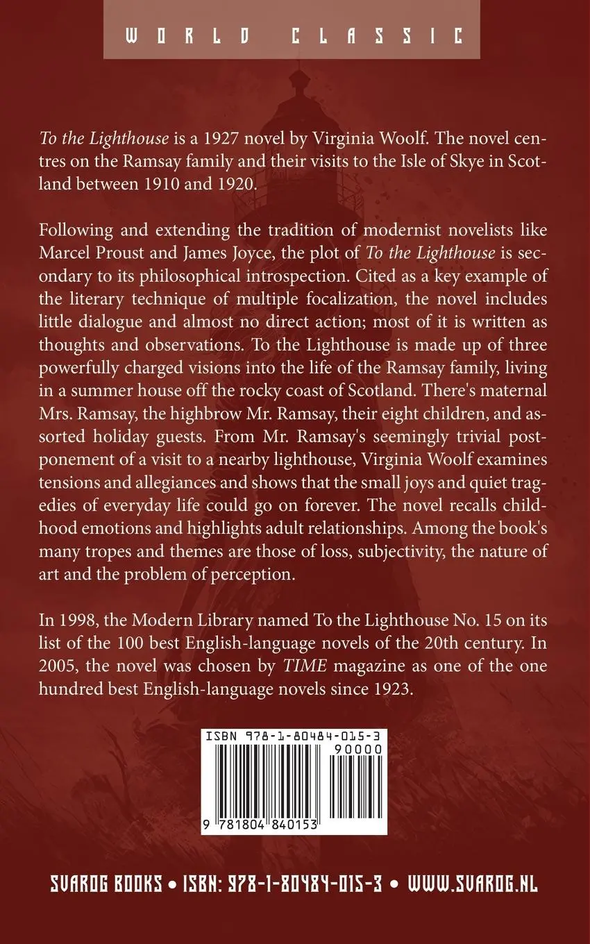 Rückseite: 9781804840153 | To the Lighthouse | Virginia Woolf | Taschenbuch | Englisch | 2023