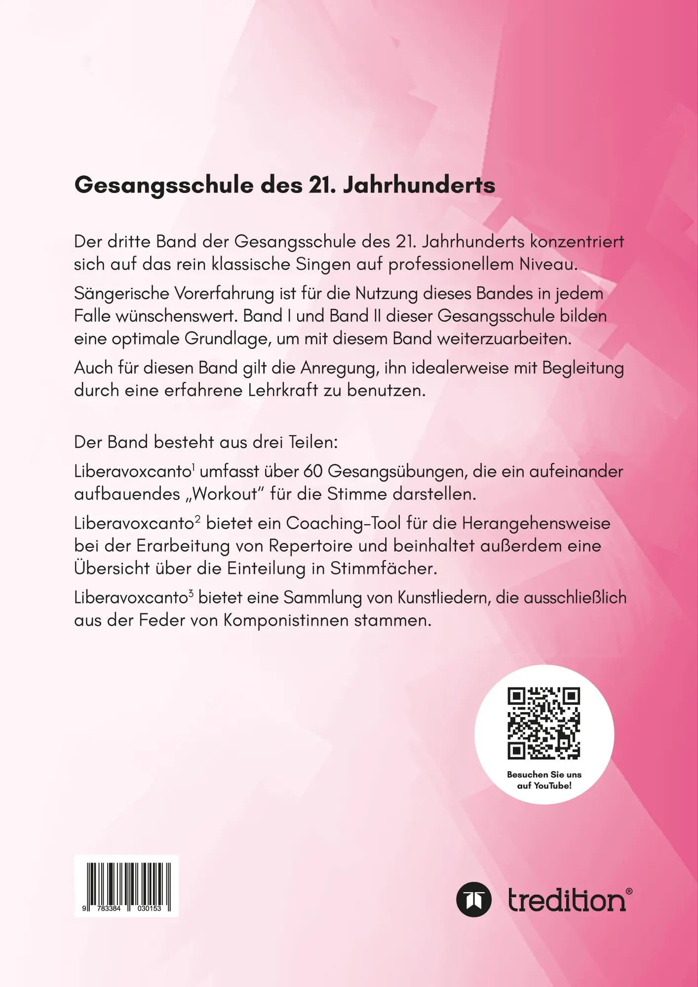 Rückseite: 9783384030153 | Gesangsschule des 21. Jahrhunderts - Band III | Uta Christina Georg