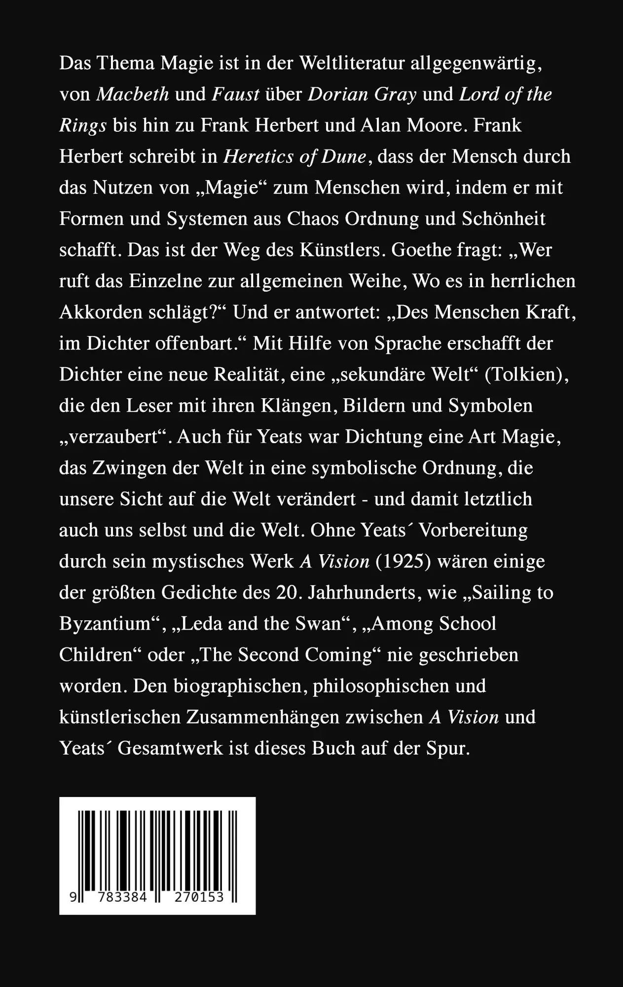 Rückseite: 9783384270153 | Dichtung und Magie | Stefan Ahmann | Taschenbuch | 168 S. | Deutsch