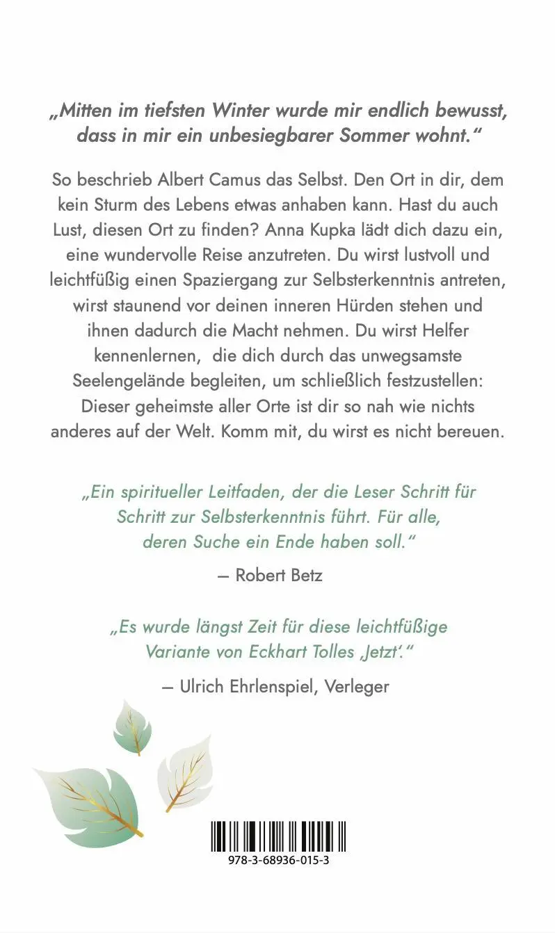 Rückseite: 9783689360153 | Selbst | Die Suche hat ein Ende | Anna Kupka | Taschenbuch | 128 S.