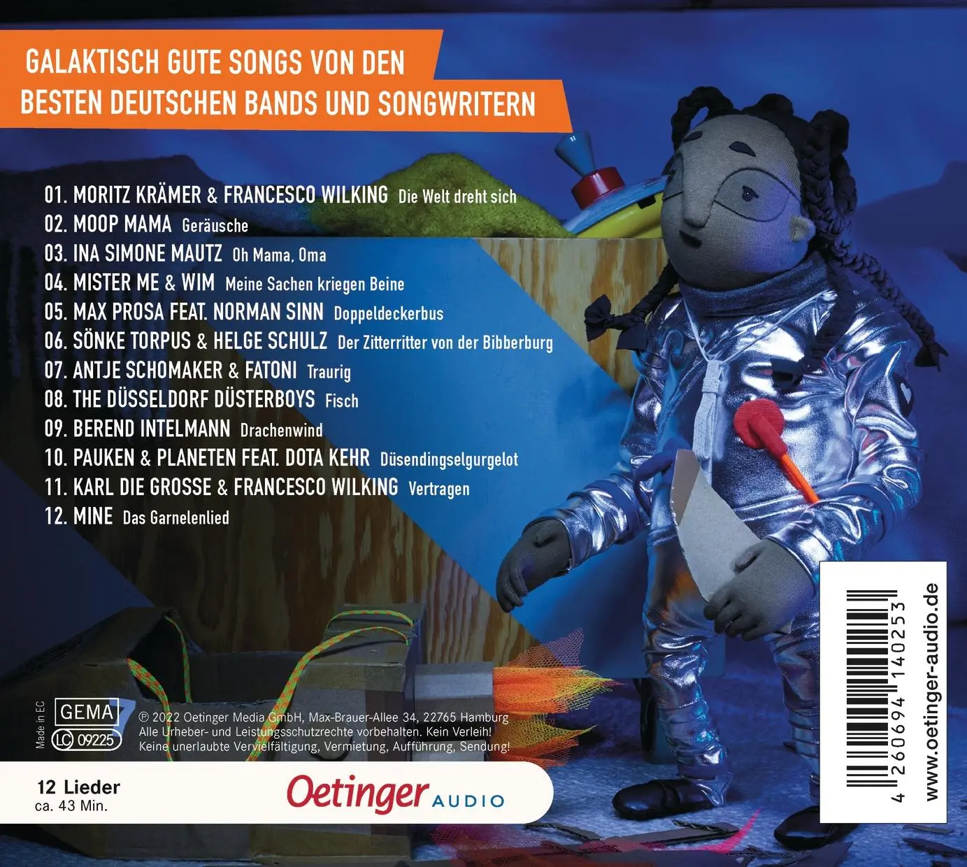 Rückseite: 4260694140253 | Unter meinem Bett 7 | Unter meinem Bett | Audio-CD | Unter meinem Bett
