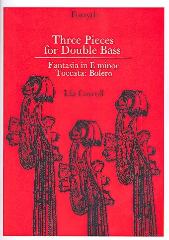 Cover: 9790570500253 | Three Pieces for Double Bass | Ida Carroll | Buch | EAN 9790570500253