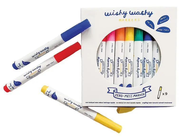 Bild: 650726210353 | Wishy Washy Malstifte bunt 9 Stk. | Inhalt: 9 Stifte mit einer 4