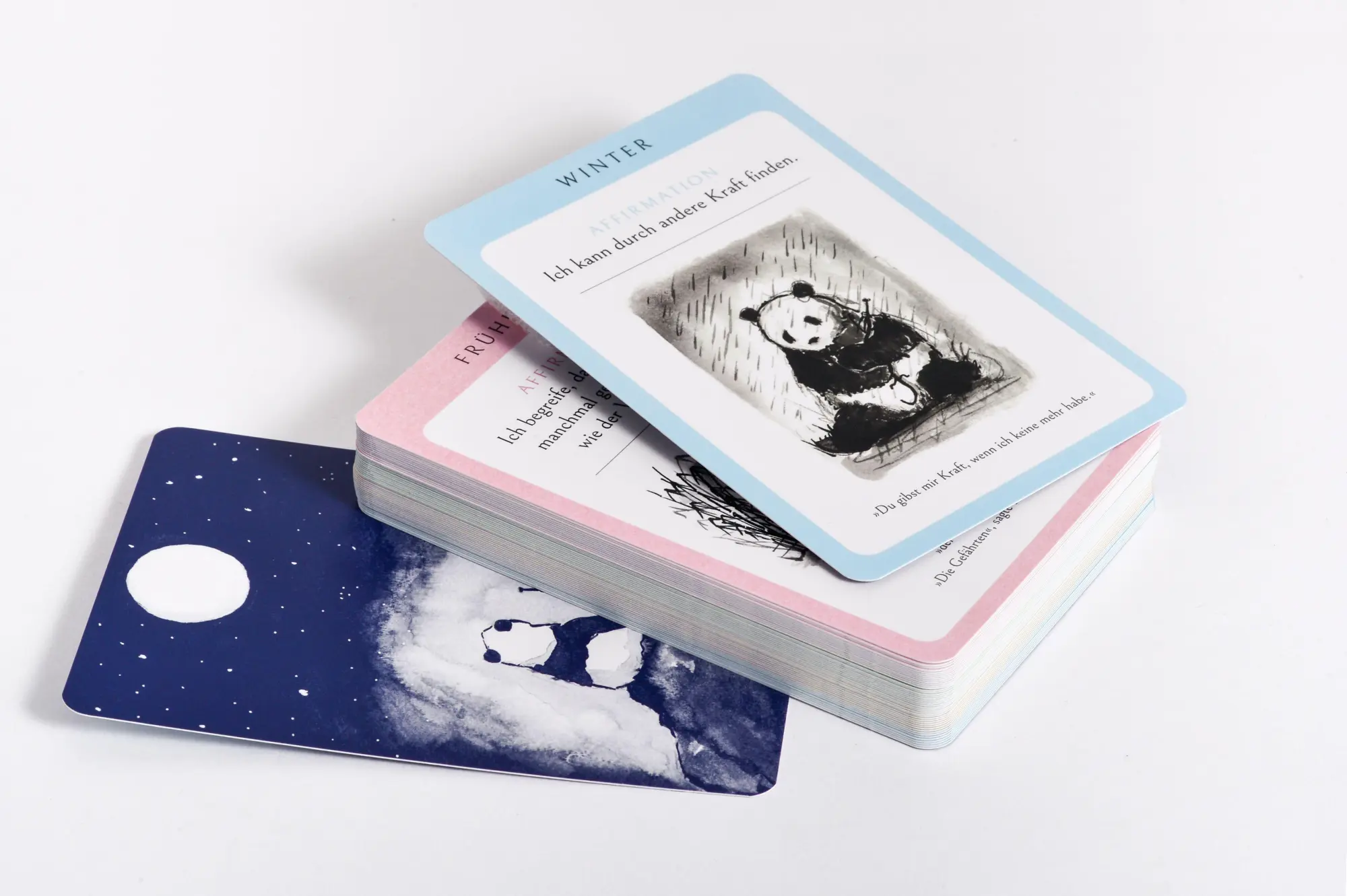 Bild: 4250939900353 | Großer Panda und Kleiner Drache Affirmationskarten | James Norbury