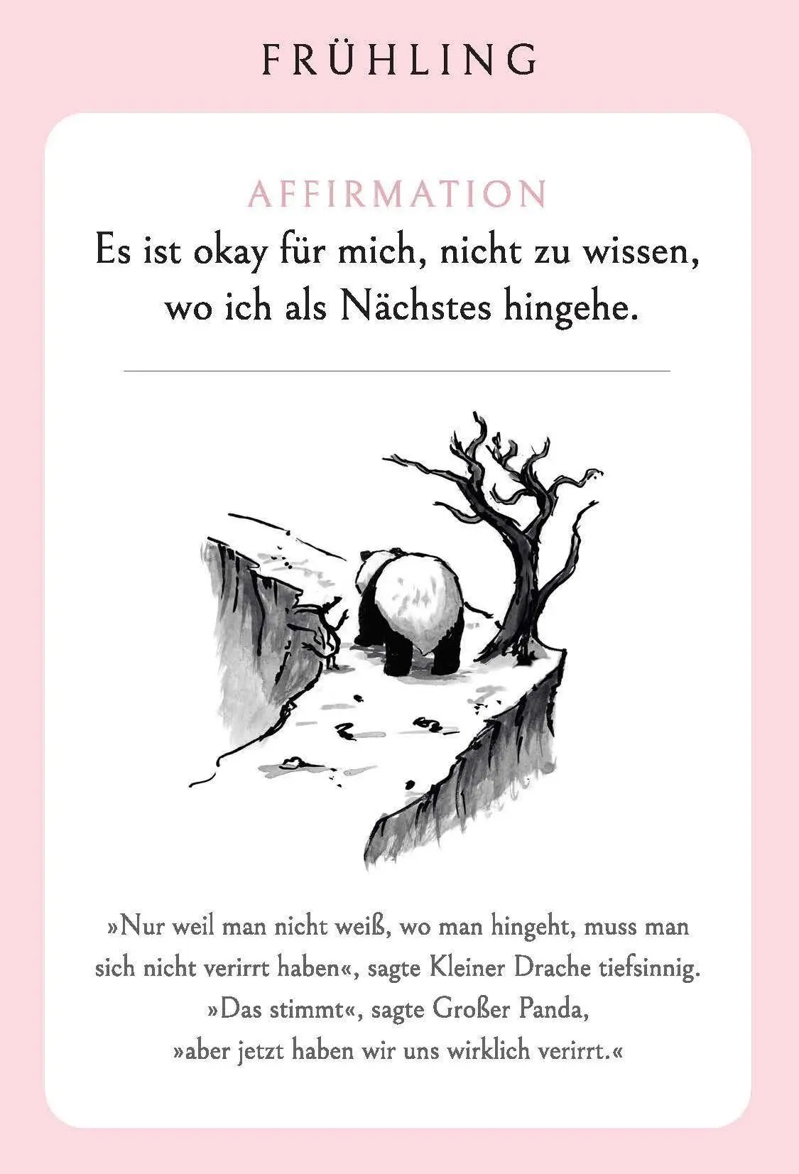 Bild: 4250939900353 | Großer Panda und Kleiner Drache Affirmationskarten | James Norbury