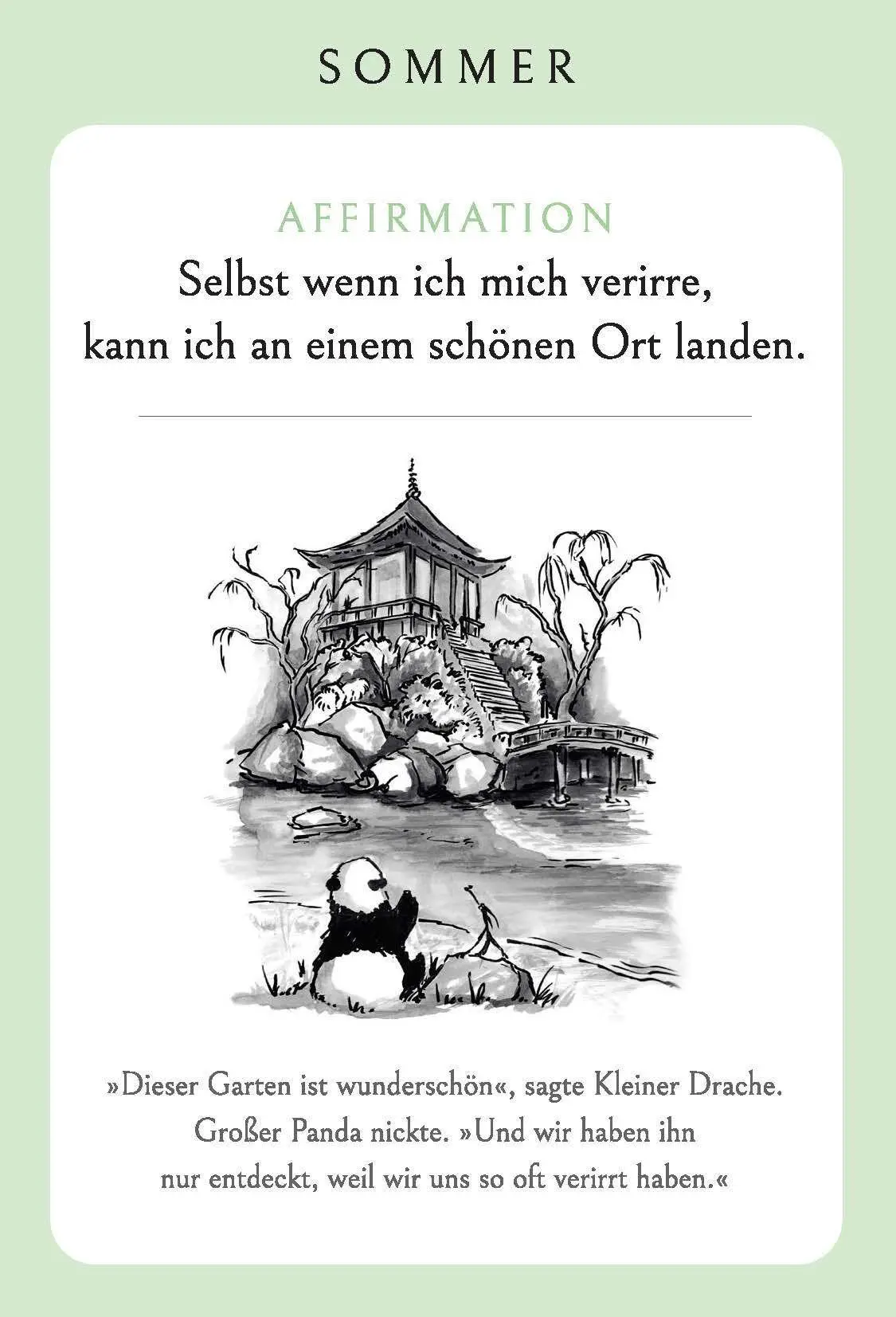Bild: 4250939900353 | Großer Panda und Kleiner Drache Affirmationskarten | James Norbury