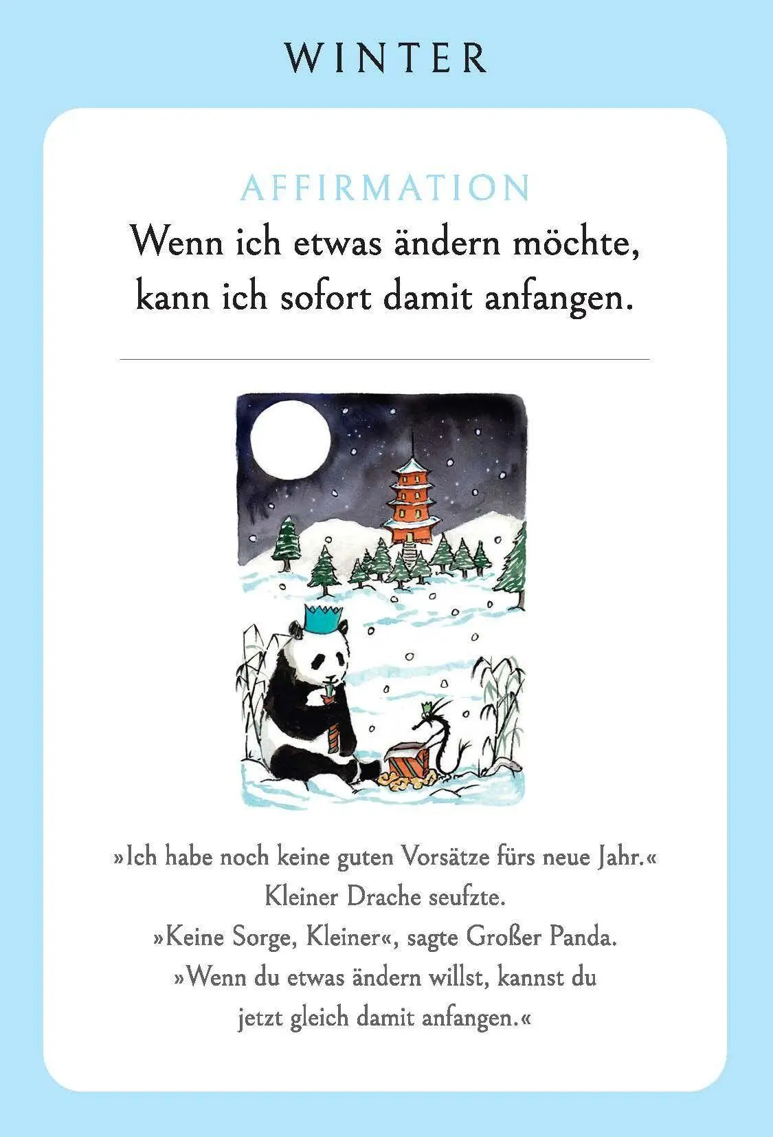 Bild: 4250939900353 | Großer Panda und Kleiner Drache Affirmationskarten | James Norbury
