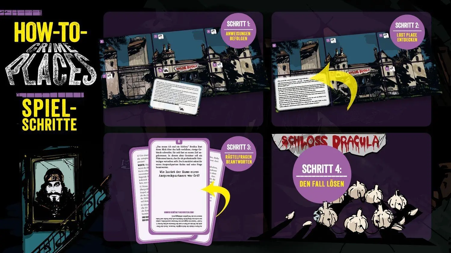 Bild: 4255882500353 | Crime Places. Schloss Dracula | Hans Pieper (u. a.) | Spiel | 72 S.
