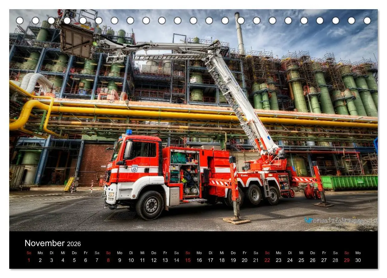 Bild: 9783516080353 | Einsatzfahrzeuge der Feuerwehr (Tischkalender 2026 DIN A5 quer),...