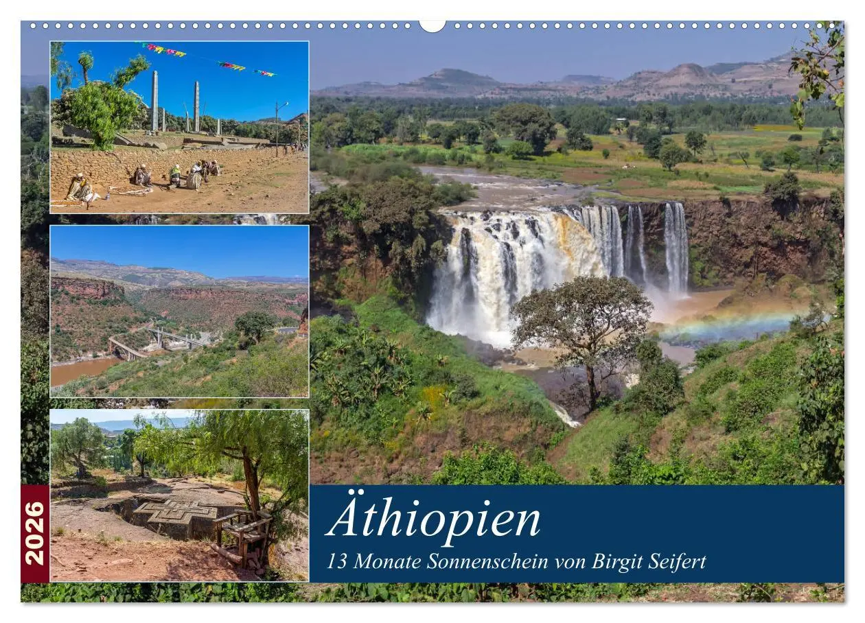 Cover: 9783516220353 | Äthiopien - 13 Monate Sonnenschein (Wandkalender 2026 DIN A2 quer),...