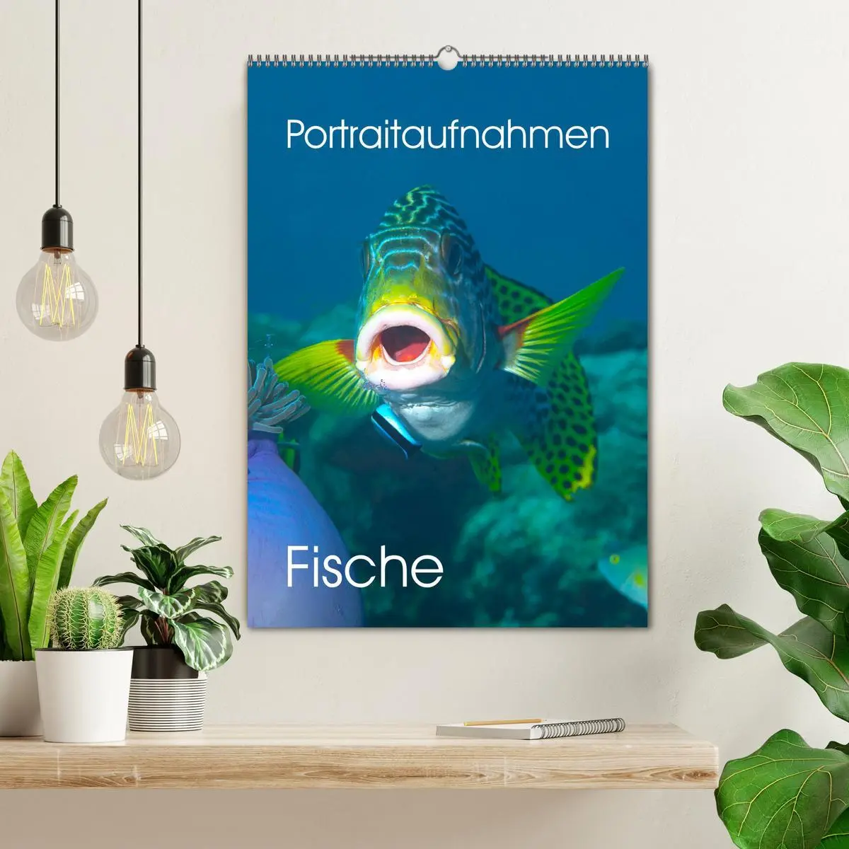 Bild: 9783516390353 | Portraitaufnahmen - Fische (Wandkalender 2026 DIN A2 hoch),...