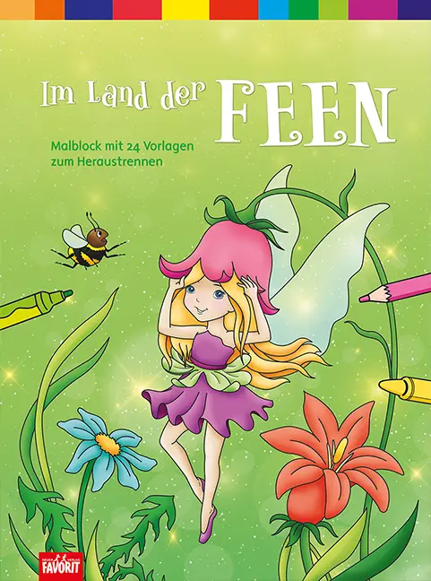 Cover: 9783849410353 | Im Land der Feen | Malblock mit 24 Seiten zum Heraustrennen | Buch