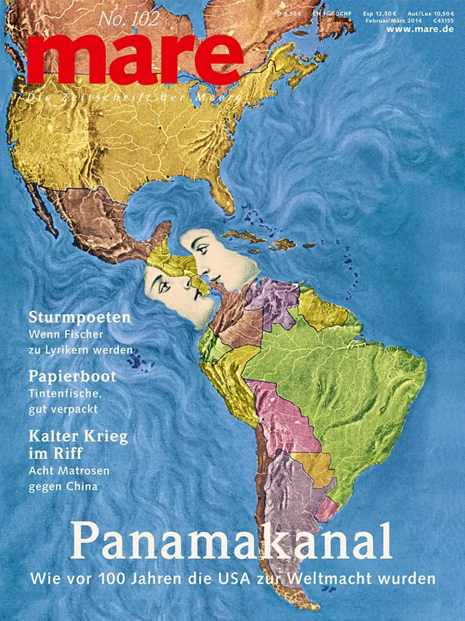 Cover: 9783866480353 | mare - Die Zeitschrift der Meere / No. 102 / Panamakanal | Gelpke