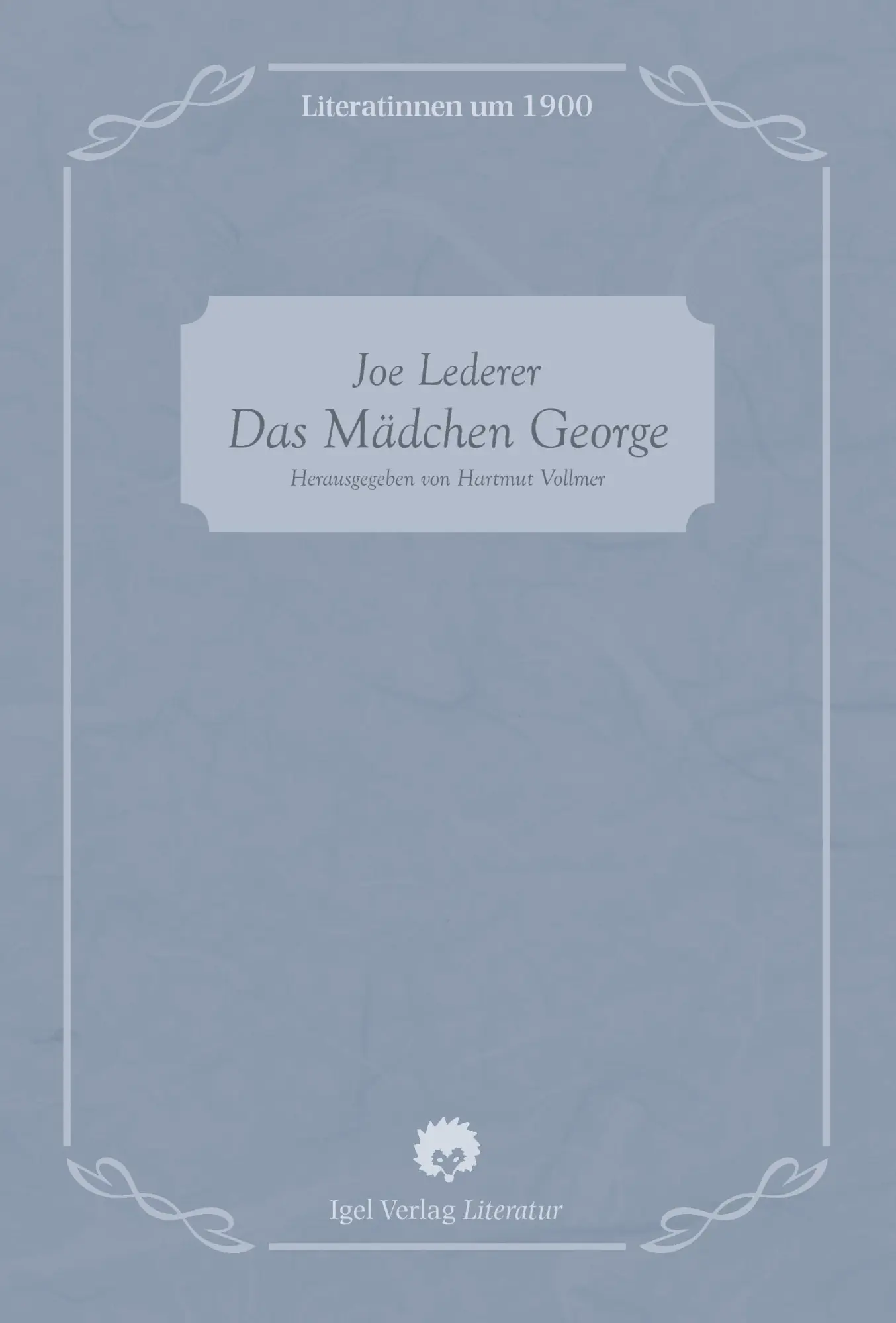 Cover: 9783868150353 | Das Mädchen George | Joe Lederer | Taschenbuch | 172 S. | Deutsch