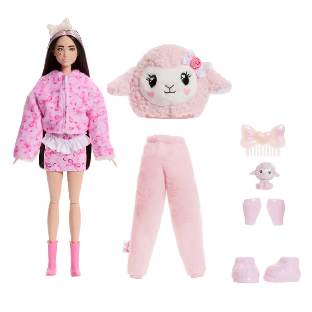 Bild: 194735340453 | Barbie Cutie Reveal Sweet Bows - Pinkes Lämmchen | Karton | JJP66