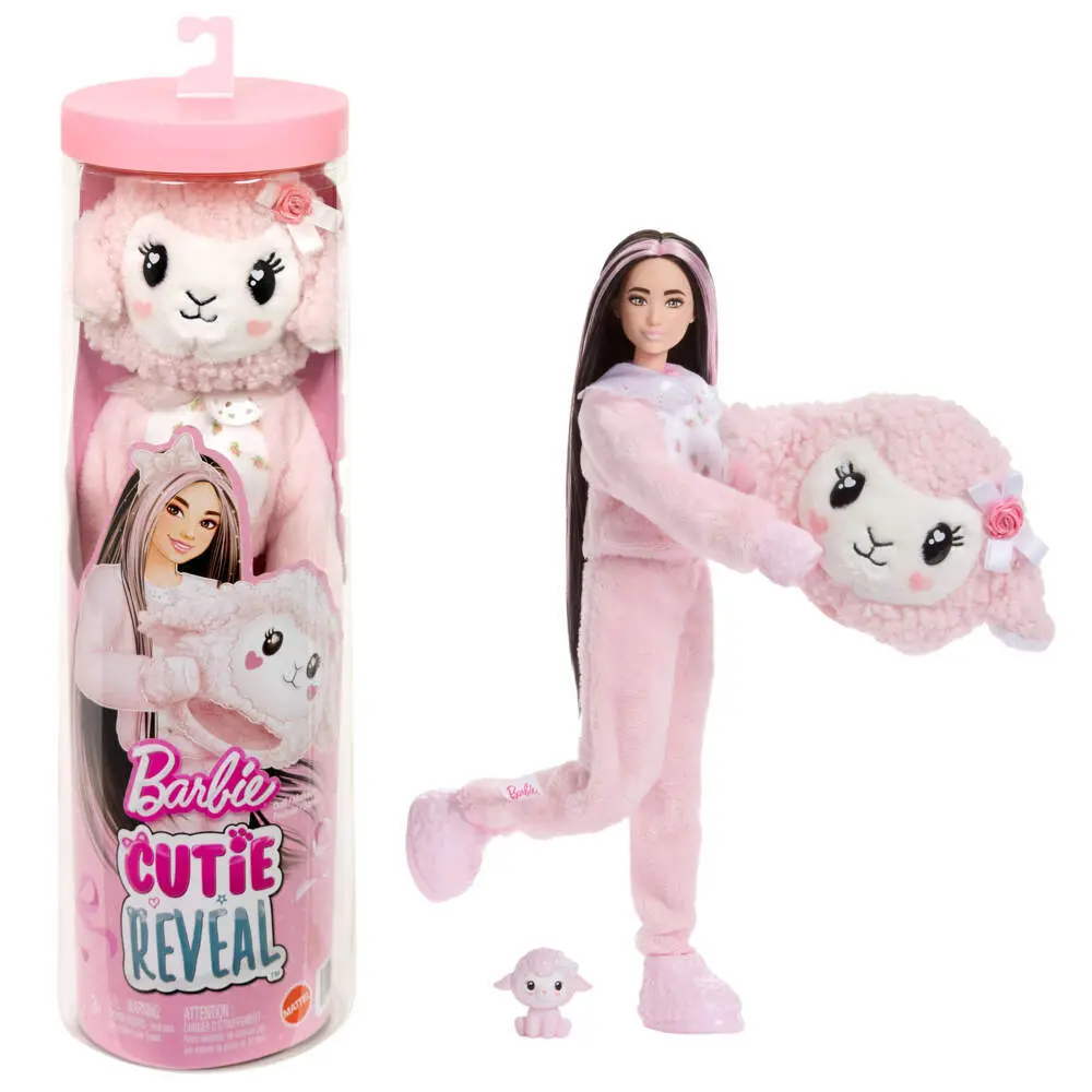 Bild: 194735340453 | Barbie Cutie Reveal Sweet Bows - Pinkes Lämmchen | Karton | JJP66