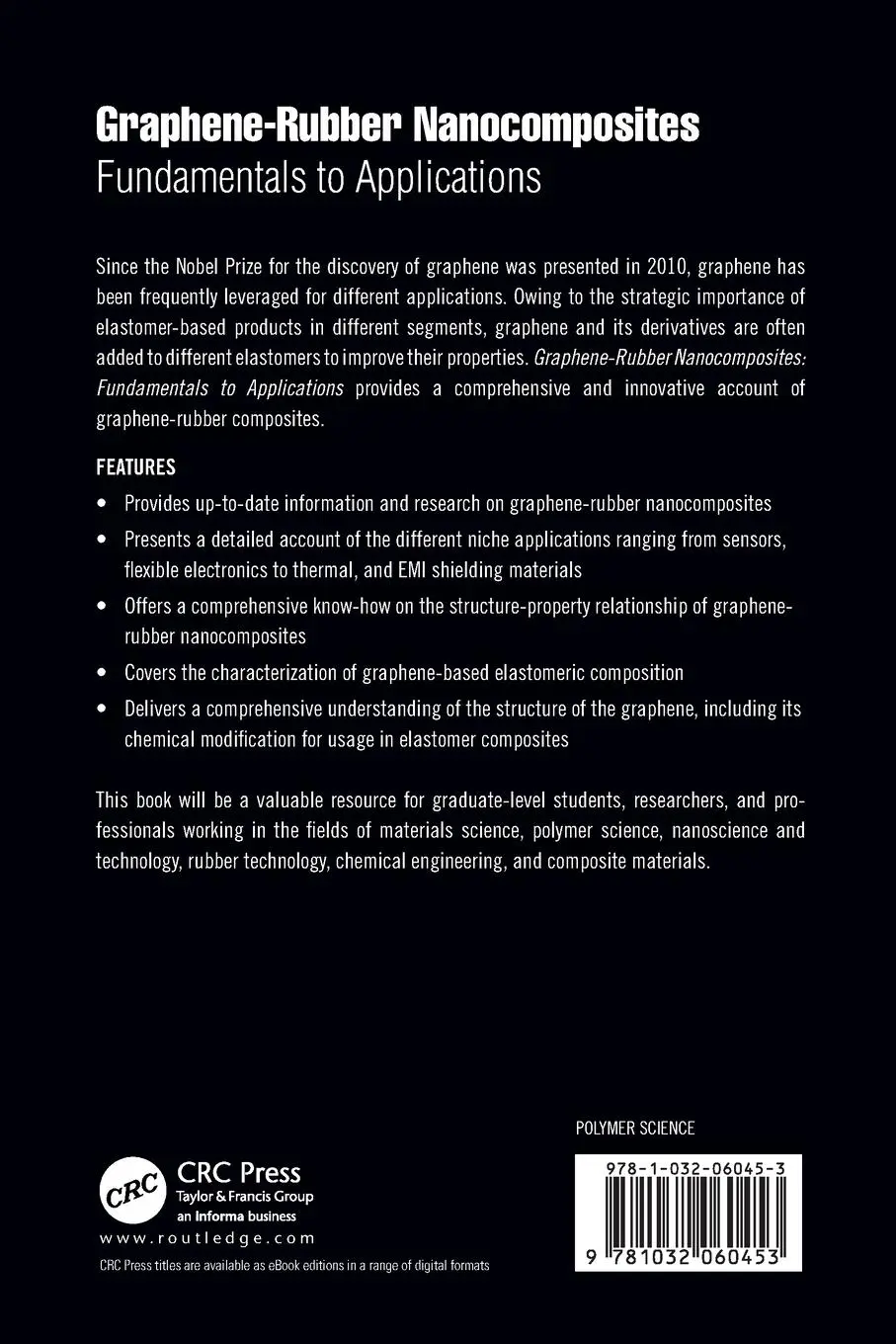Rückseite: 9781032060453 | Graphene-Rubber Nanocomposites | Fundamentals to Applications | Buch