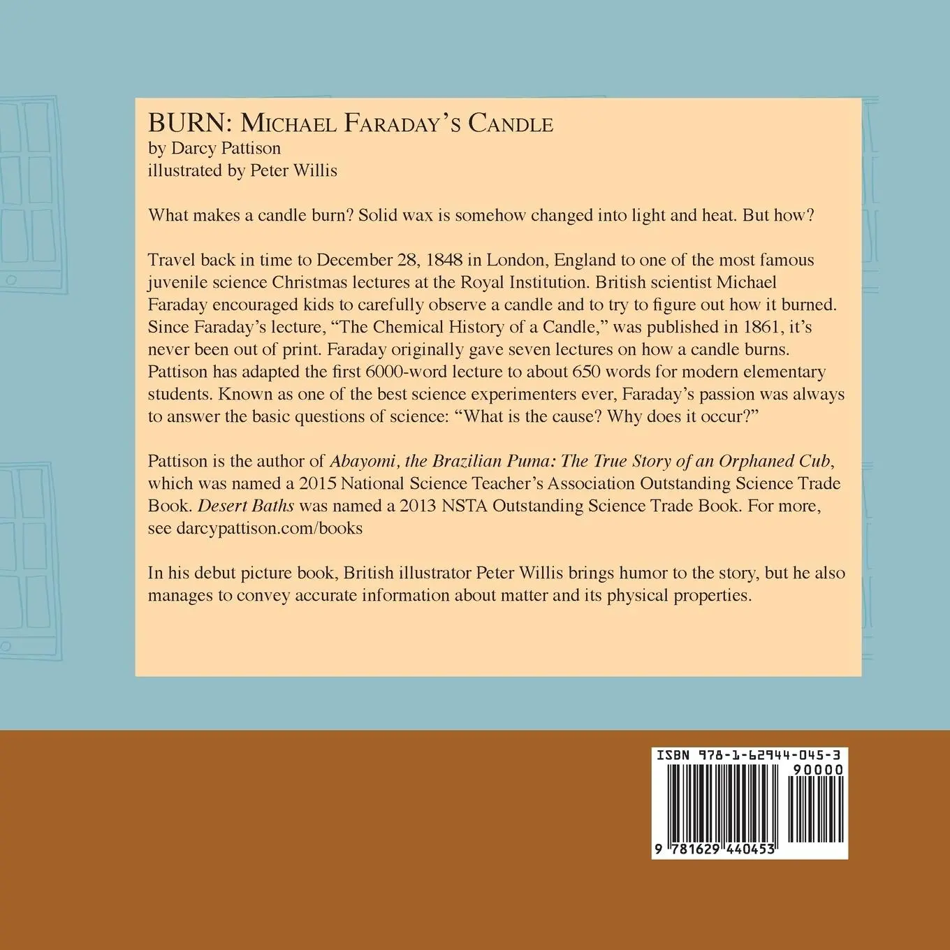 Rückseite: 9781629440453 | Burn | Michael Farday's Candle | Darcy Pattison | Taschenbuch | 2016