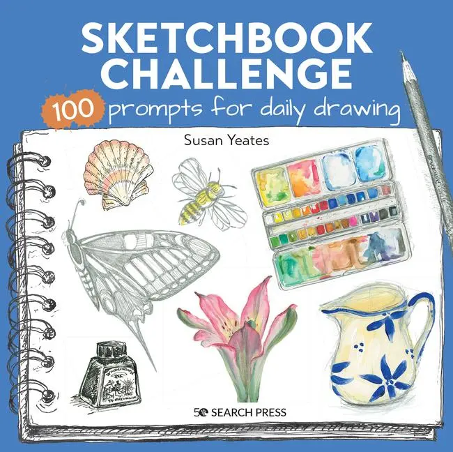 Cover: 9781800920453 | Sketchbook Challenge | 100 Prompts for Everyday Drawing | Susan Yeates