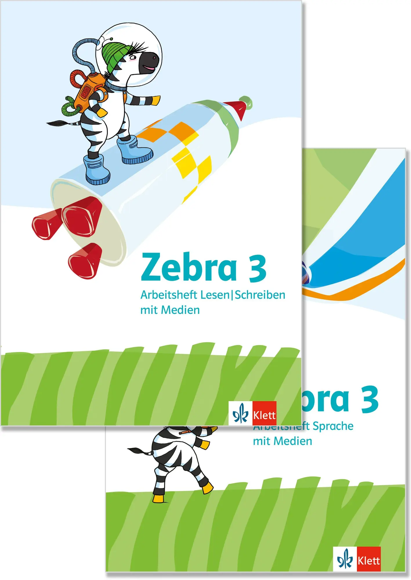 Cover: 9783122710453 | Zebra 3. Paket: Arbeitsheft Sprache, Arbeitsheft Lesen/Schreiben...