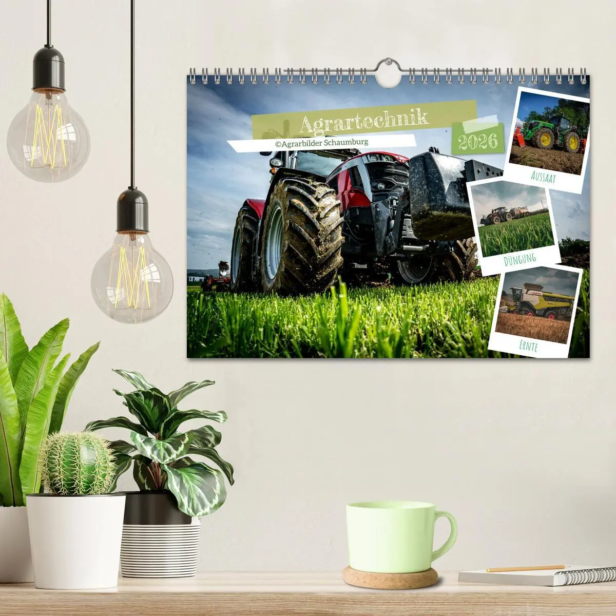 Bild: 9783457360453 | Agrartechnik (Wandkalender 2026 DIN A4 quer), CALVENDO Monatskalender