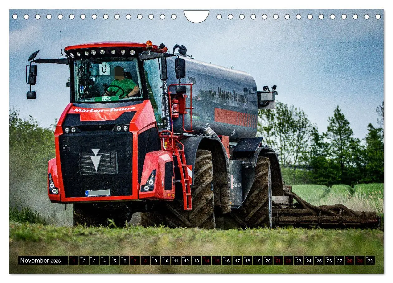 Bild: 9783457360453 | Agrartechnik (Wandkalender 2026 DIN A4 quer), CALVENDO Monatskalender