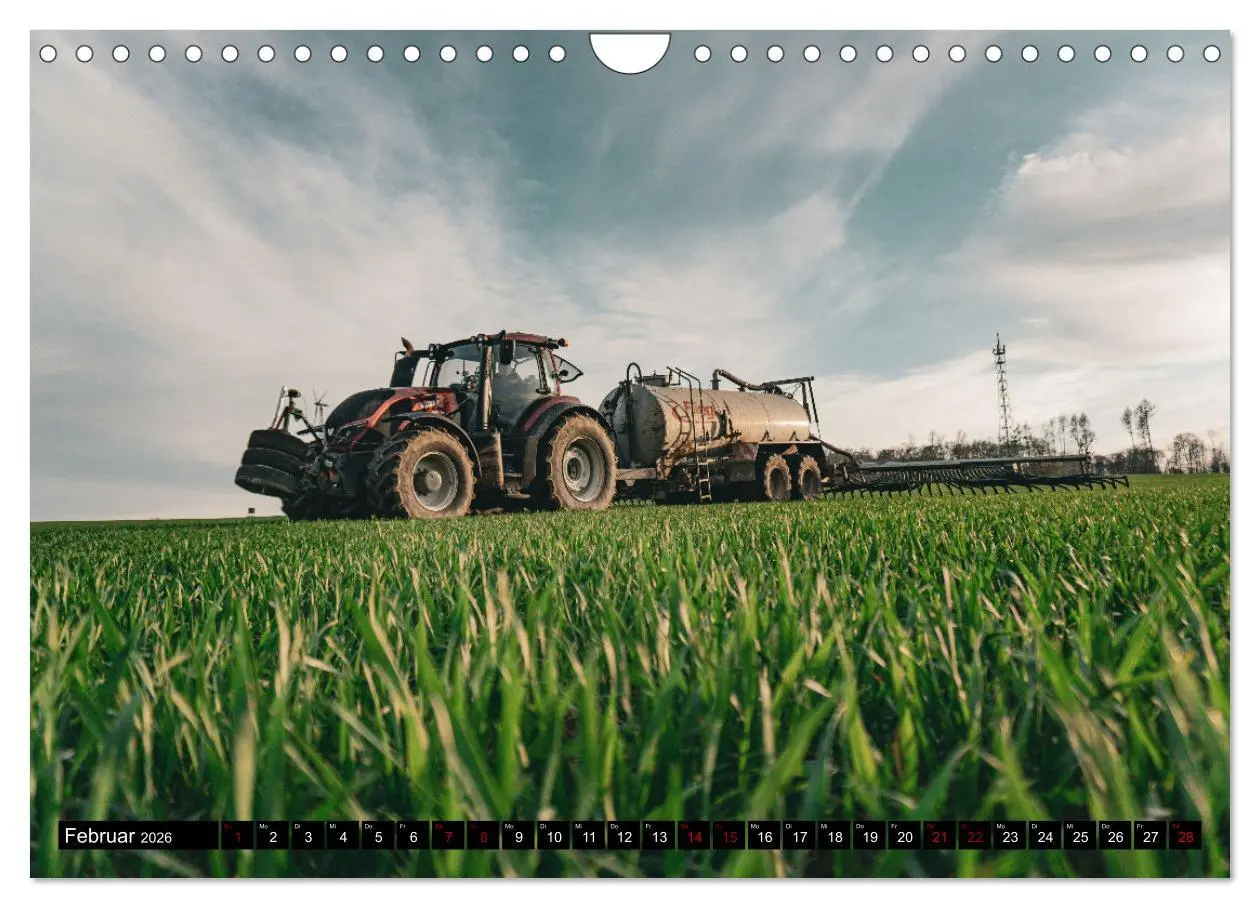 Bild: 9783457360453 | Agrartechnik (Wandkalender 2026 DIN A4 quer), CALVENDO Monatskalender