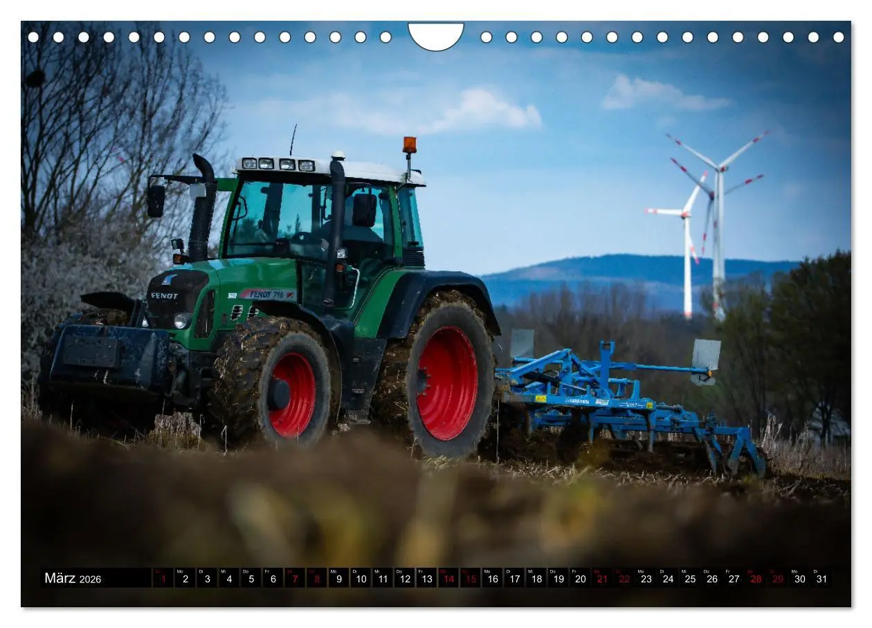 Bild: 9783457360453 | Agrartechnik (Wandkalender 2026 DIN A4 quer), CALVENDO Monatskalender