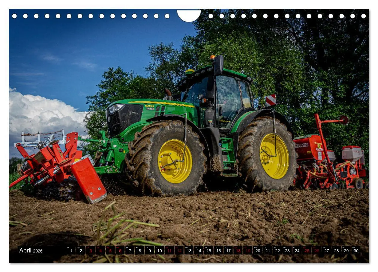 Bild: 9783457360453 | Agrartechnik (Wandkalender 2026 DIN A4 quer), CALVENDO Monatskalender