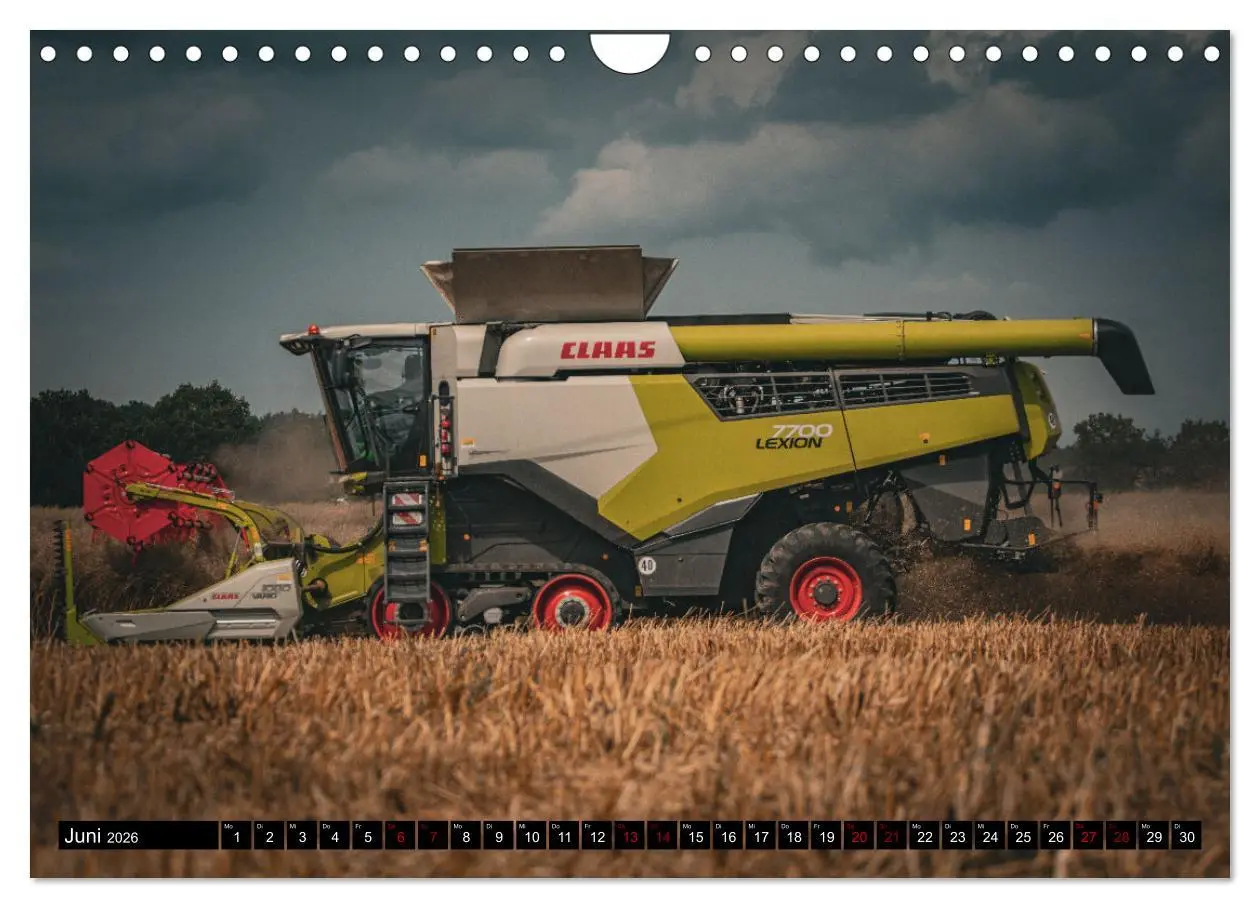 Bild: 9783457360453 | Agrartechnik (Wandkalender 2026 DIN A4 quer), CALVENDO Monatskalender