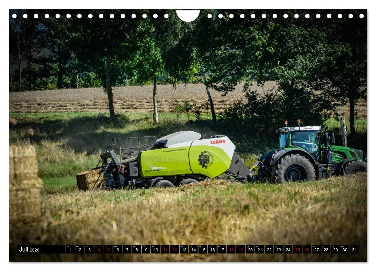 Bild: 9783457360453 | Agrartechnik (Wandkalender 2026 DIN A4 quer), CALVENDO Monatskalender
