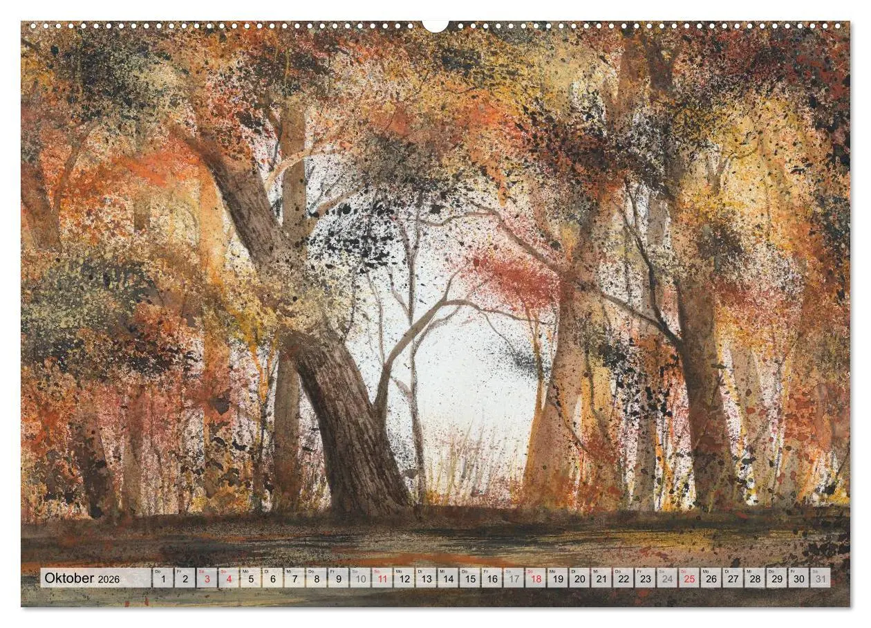 Bild: 9783516070453 | Jahreszeiten Aquarelle (hochwertiger Premium Wandkalender 2026 DIN...